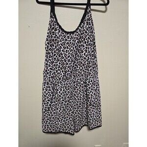 Torrid Women's Plus Size 4 Active Wear Cheetah Leopard Print Romper